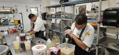 Students enjoying fresh, flavorful school meals